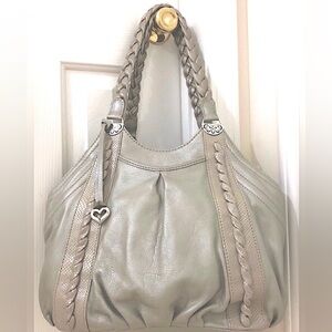 💙 Brighton Silver Leather Bag